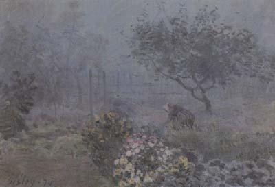 Alfred Sisley Fog,Voisins (san35) oil painting image